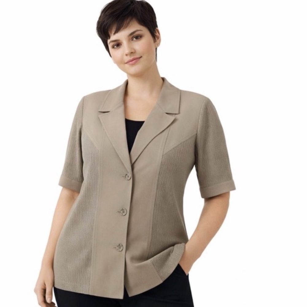 Vintage Lucien Daunois Short Sleeve Blazer